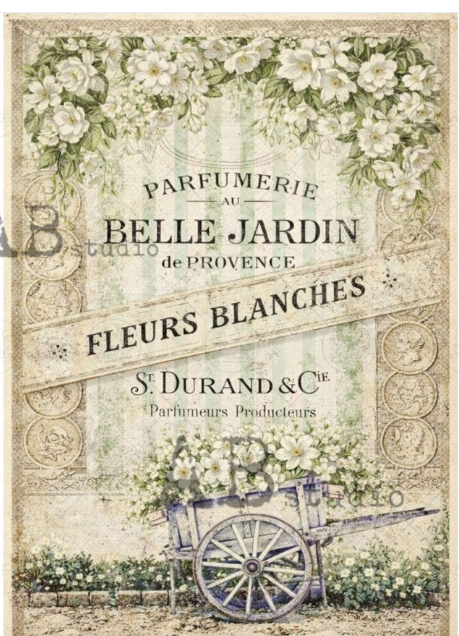 Papier de riz belle jardiniere 216