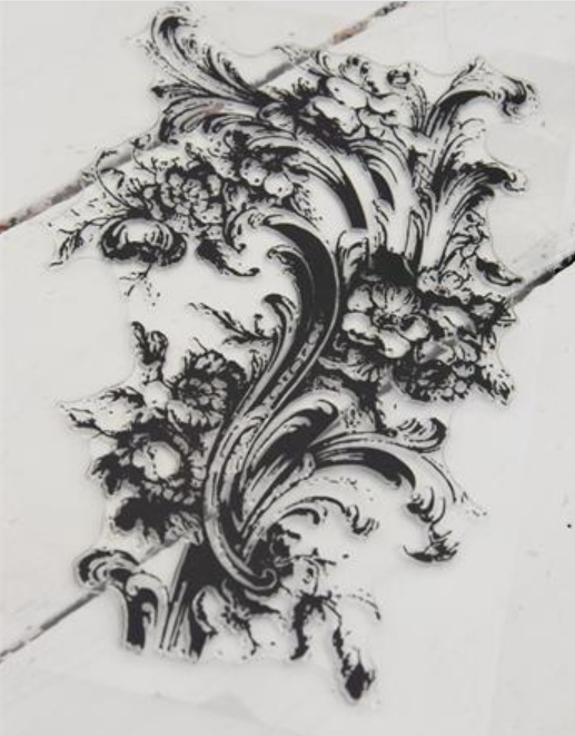 Tampon Flowers Filigree