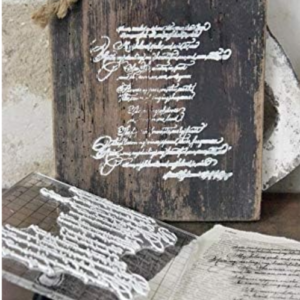 Tampon Texte 15 cm