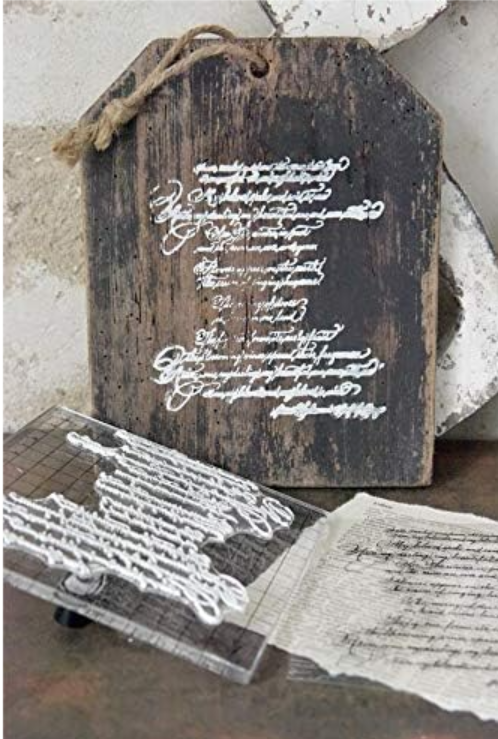 Tampon Texte 15 cm