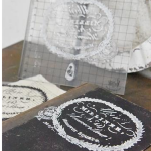 Tampon texte milliner