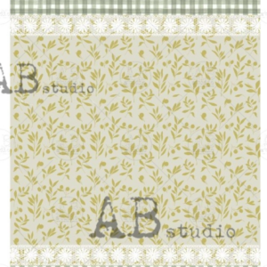 Papier de riz frise olivier 286