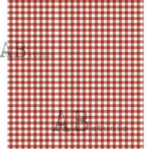 Papier de riz vichy rouge 291