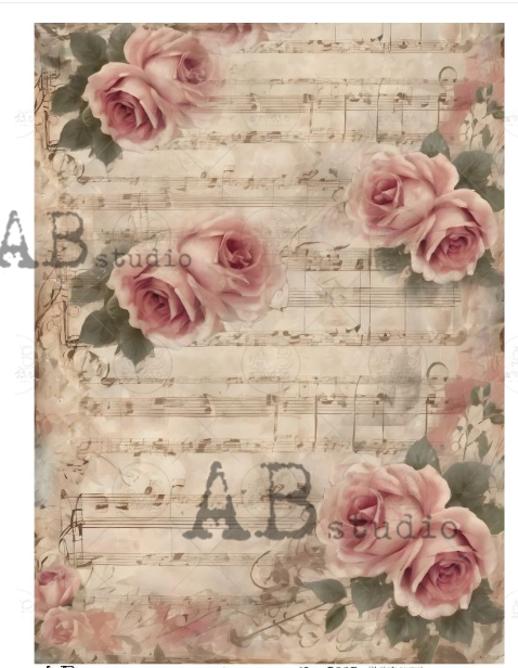 PApier de riz partition music 290