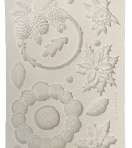 Moule silicone Christmas garlands Stampéria