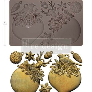 Moule silicone Redesign emblem en bois