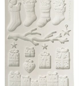 Moule silicone socks and presents christmas