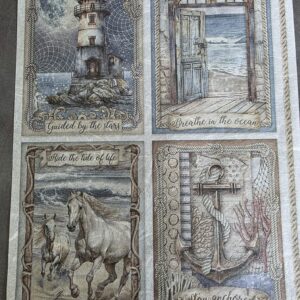 Ppapier de riz 4 cartes mer