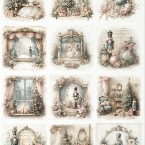 Papier de riz casse noisette rose 505