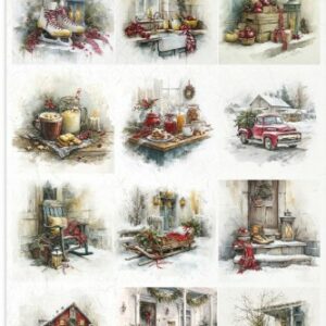 Papier de riz hiver dehors ITD 500