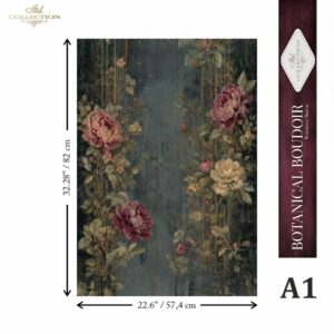 Papier de murier roses anciennes ITD Collection