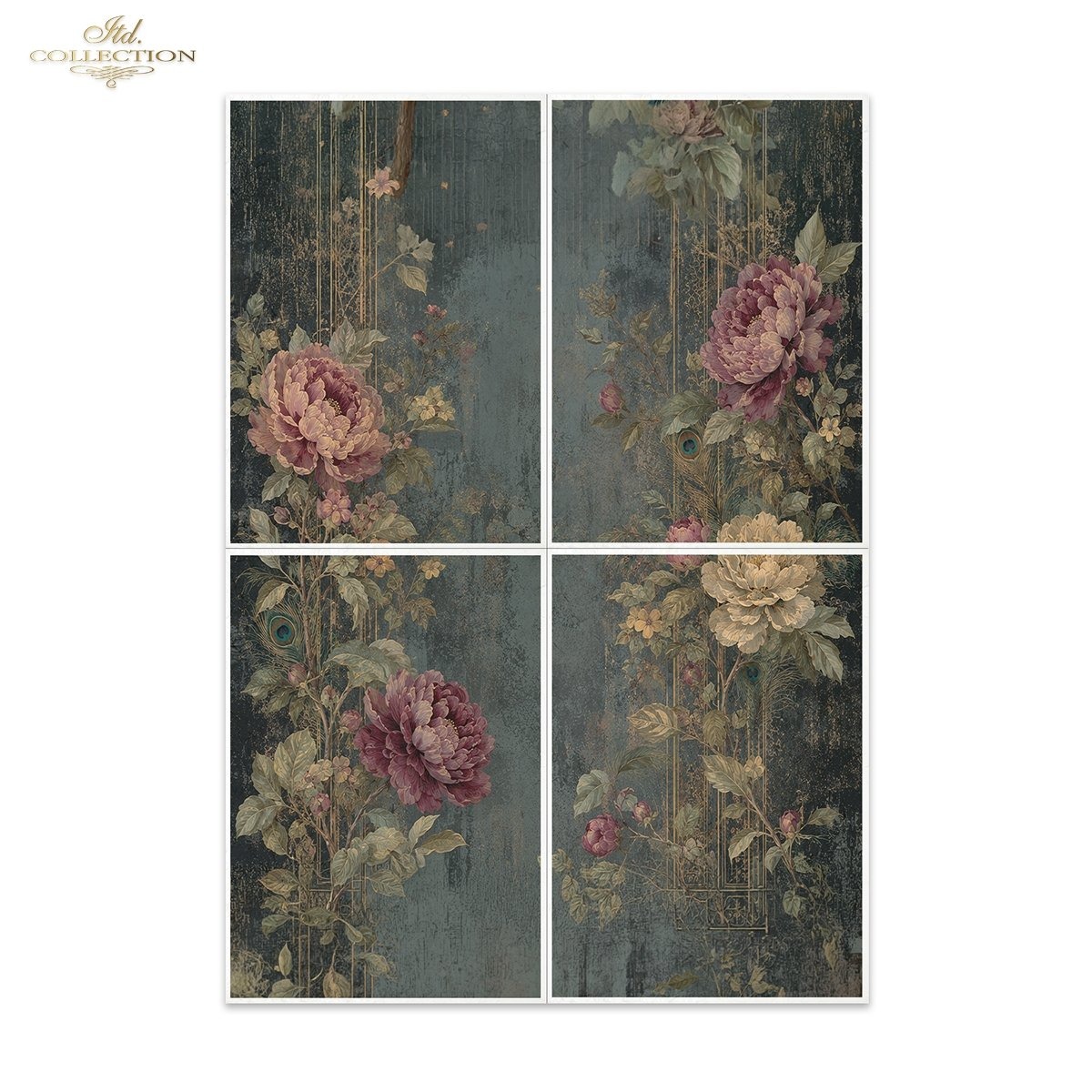 Papier de murier roses anciennes ITD Collection – Image 4