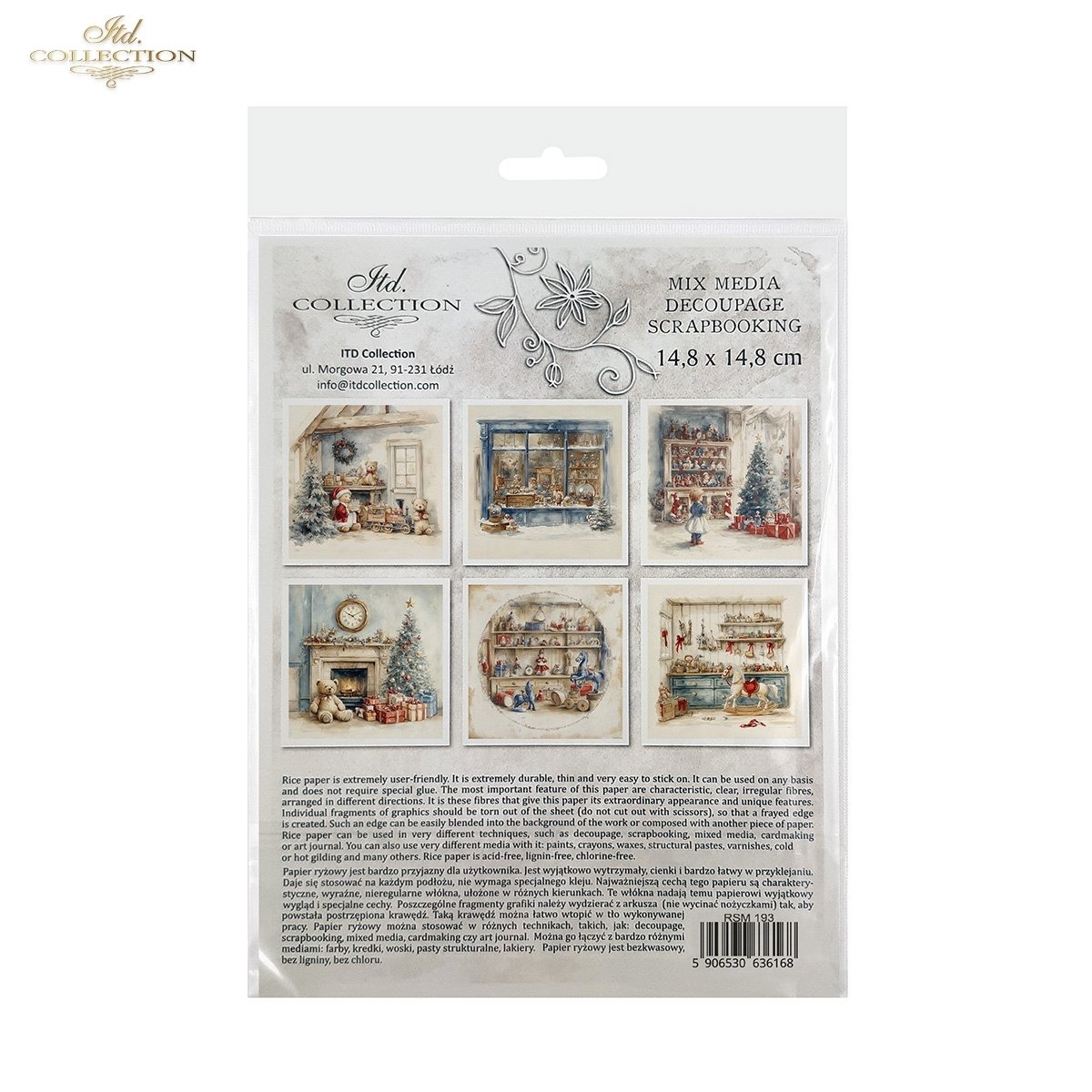 Lot de Papier de riz ourson cheminée – Image 8