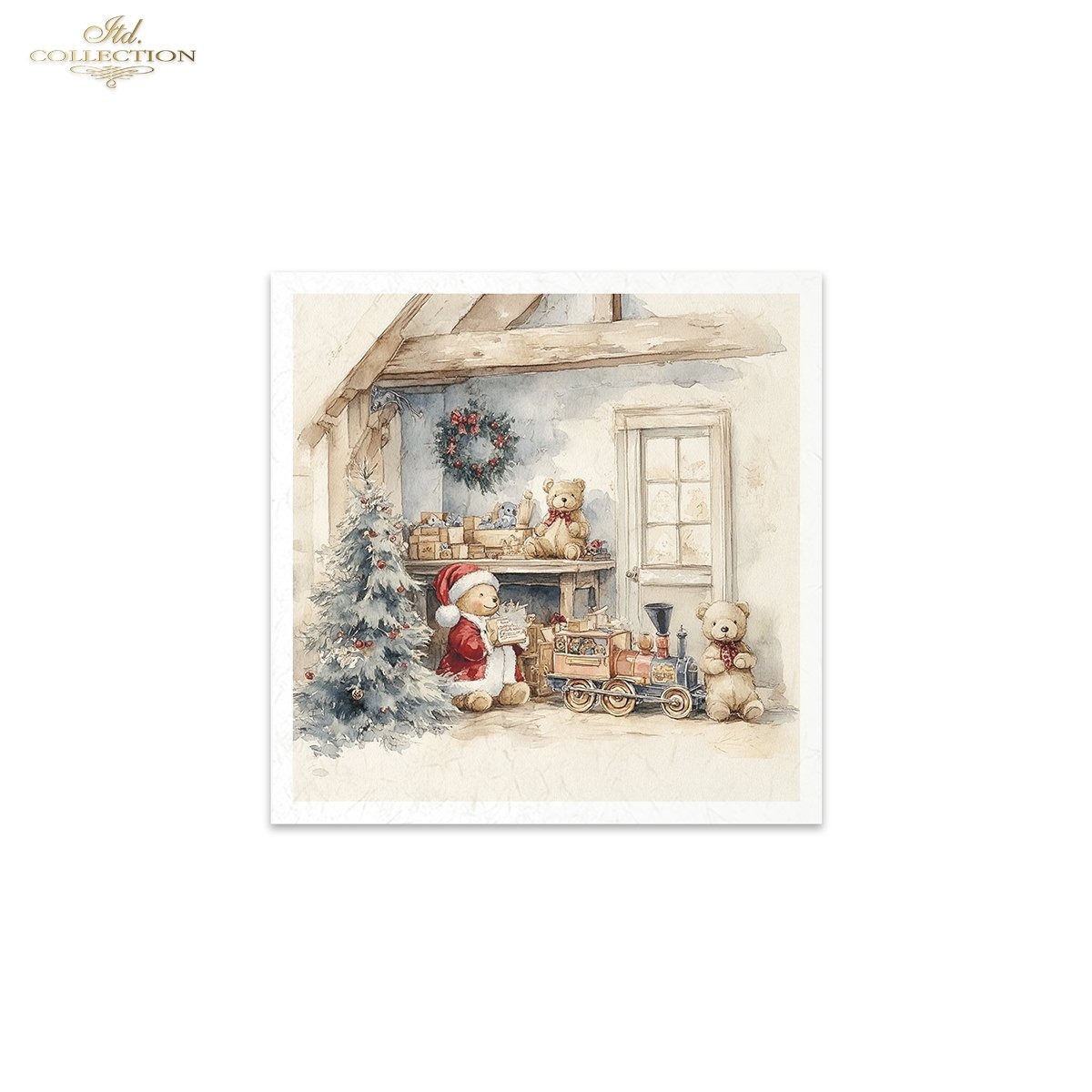 Lot de Papier de riz ourson cheminée – Image 5