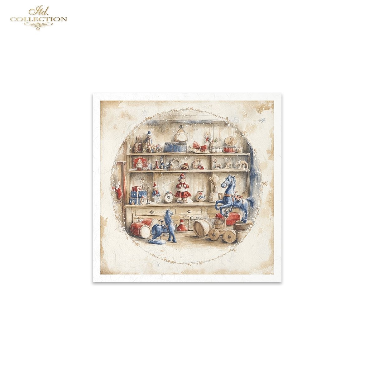 Lot de Papier de riz ourson cheminée – Image 3