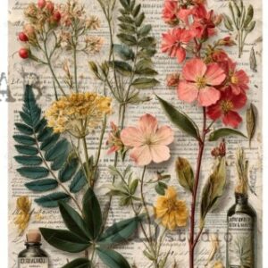 Papier de riz fleurs 553