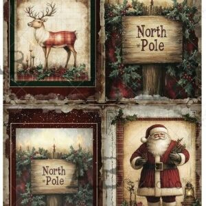 Papier de riz North pole 630