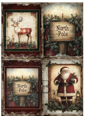 Papier de riz North pole 630
