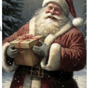 Papier de riz sourire de Noel 629