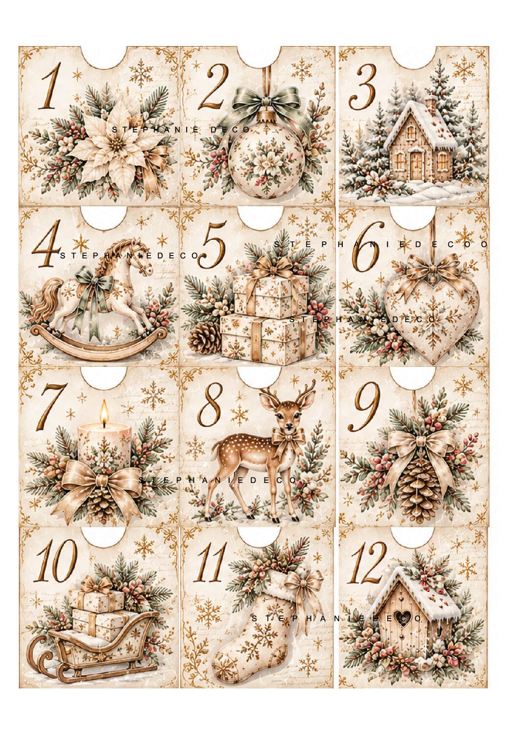 calendrier_avent_shabby_beige_dore_A4