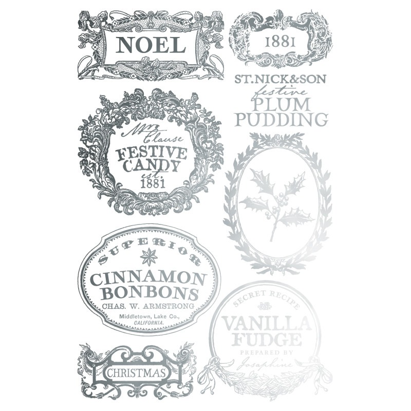 transferts figgy flourish foil or et argent – Image 4